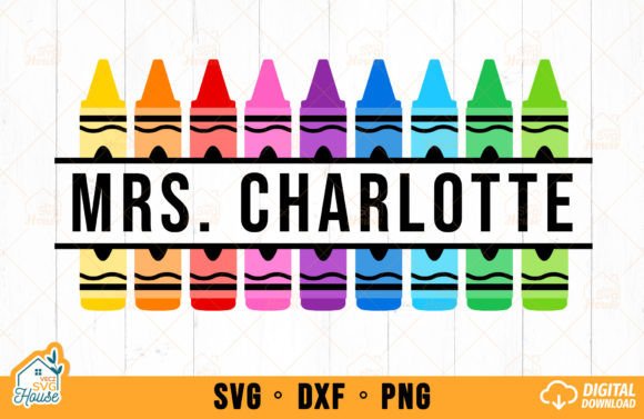 Download Crayon Split Monogram SVG School Teacher - School Collection